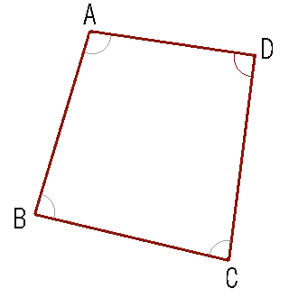 四角形（辺と内角）の図