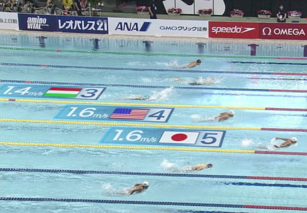 東京オリンピック水泳の重畳
