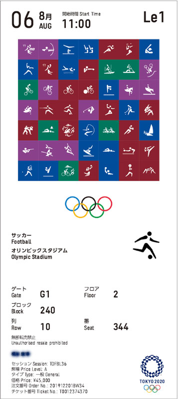 東京五輪女子サッカー決勝の観戦チケット