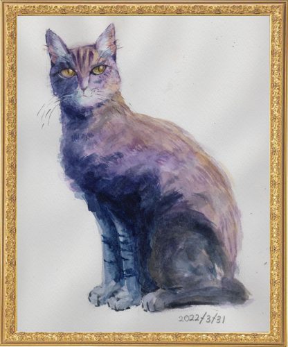 猫（painted on Mar.31,2022）