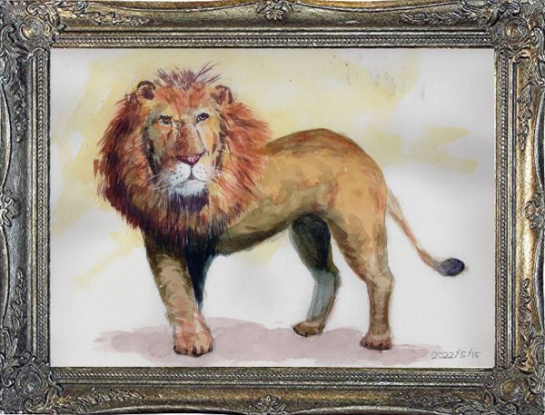 ライオン（painted on May.15,2022）