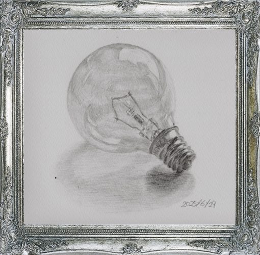 電球（painted on Jun.29,2025）