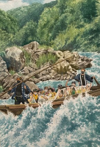 緑光と夏飛沫（光宗薫）
